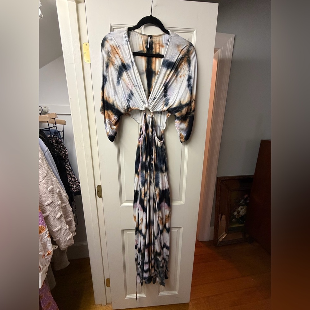 Young Fabulous & Broke Multicolor Tie-Dye Maxi Dress